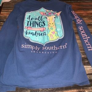 Small Simply Southern t shirt